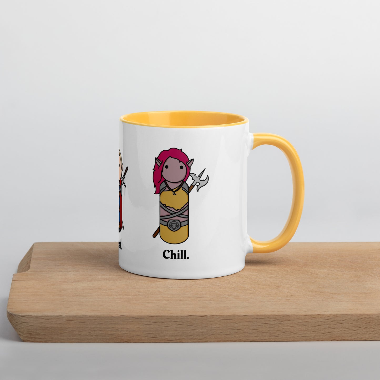 Scrambled Pegs | Grimstone Gaming Mug with Color Inside