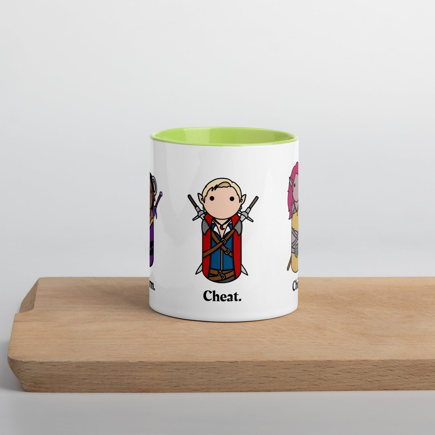 Scrambled Pegs | Grimstone Gaming Mug with Color Inside