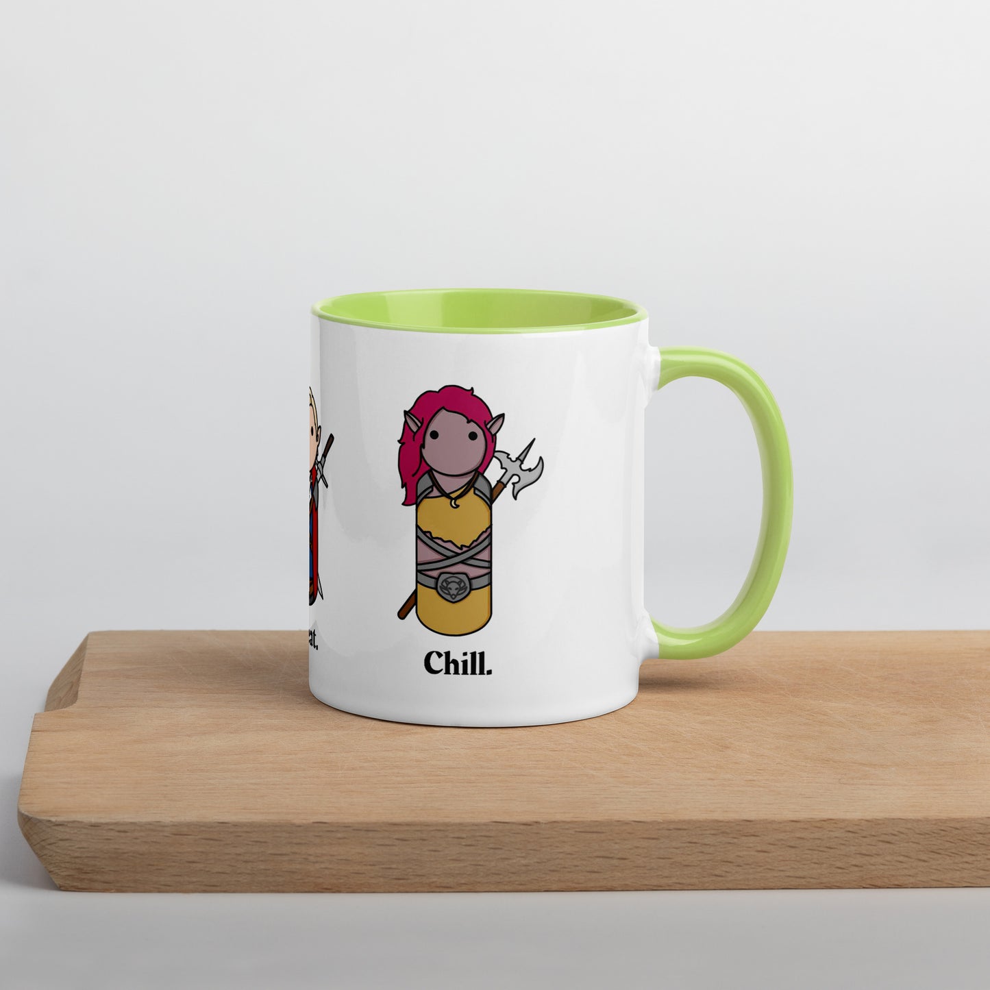Scrambled Pegs | Grimstone Gaming Mug with Color Inside