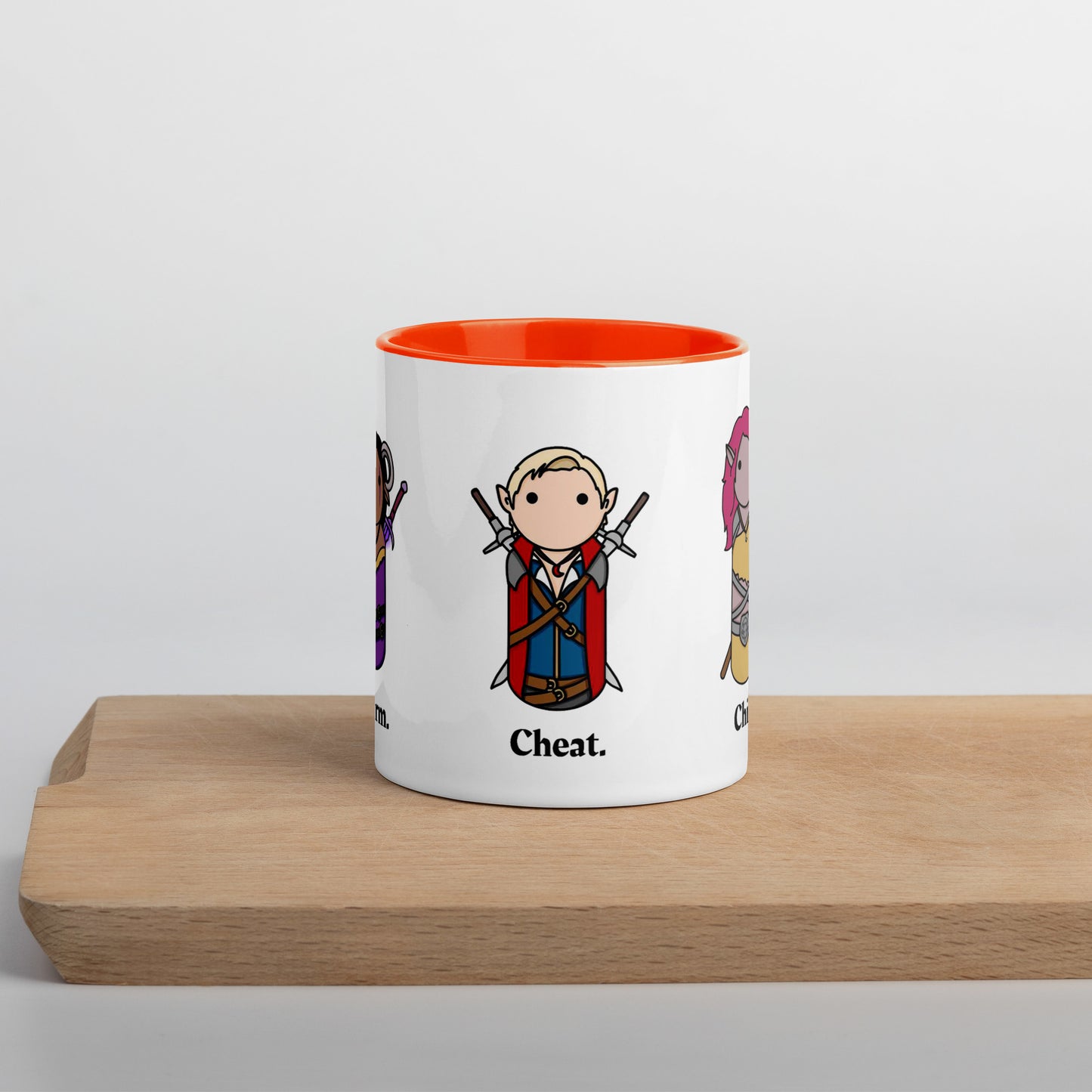 Scrambled Pegs | Grimstone Gaming Mug with Color Inside
