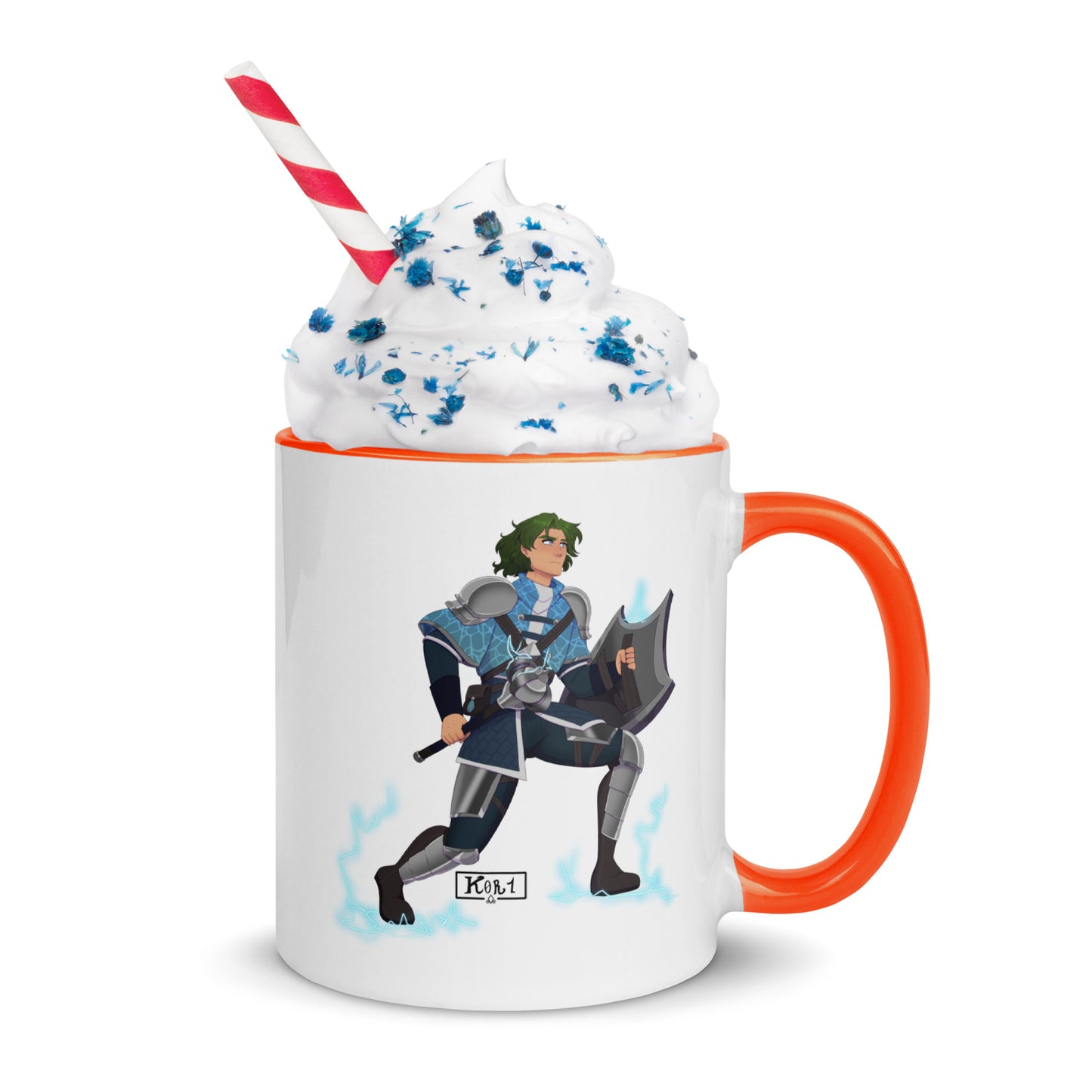 Iteration 127 Roll For Your Lives Mug with Color Inside