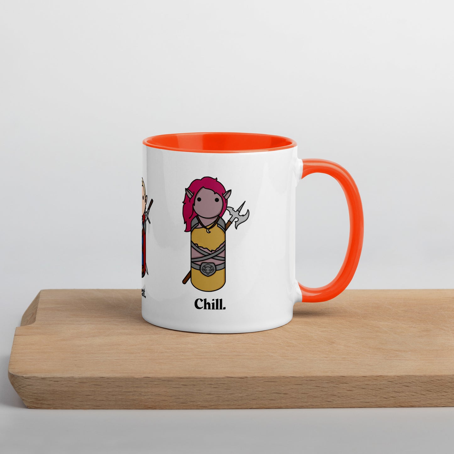 Scrambled Pegs | Grimstone Gaming Mug with Color Inside
