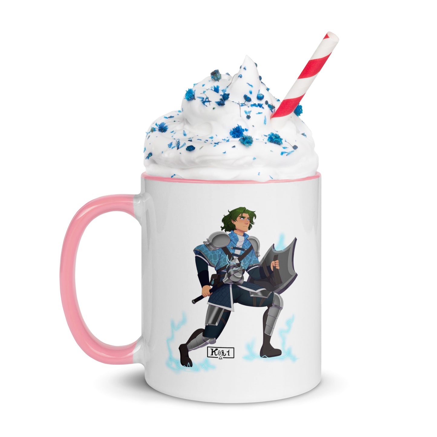 Iteration 127 Roll For Your Lives Mug with Color Inside