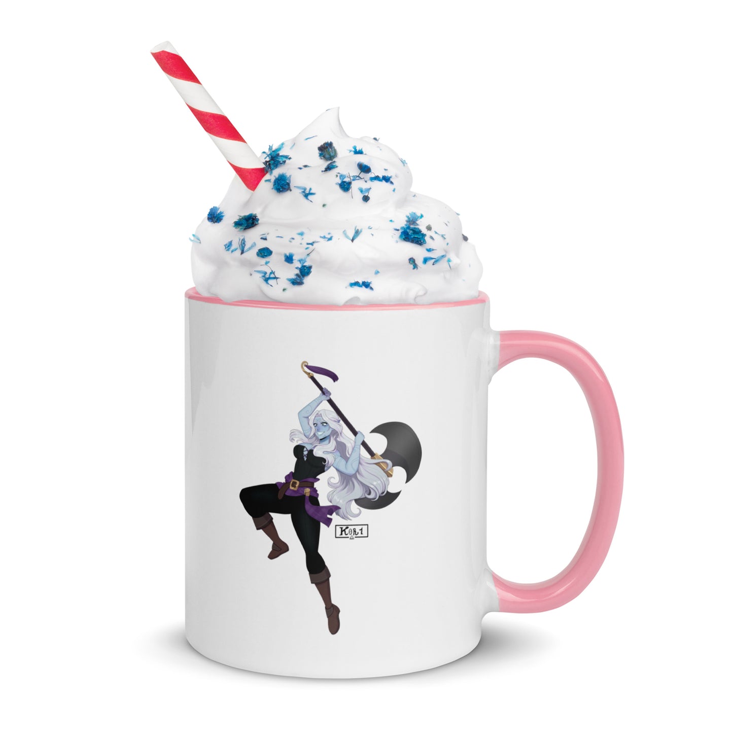 Aurora Mug Roll For Your Lives with Color Inside