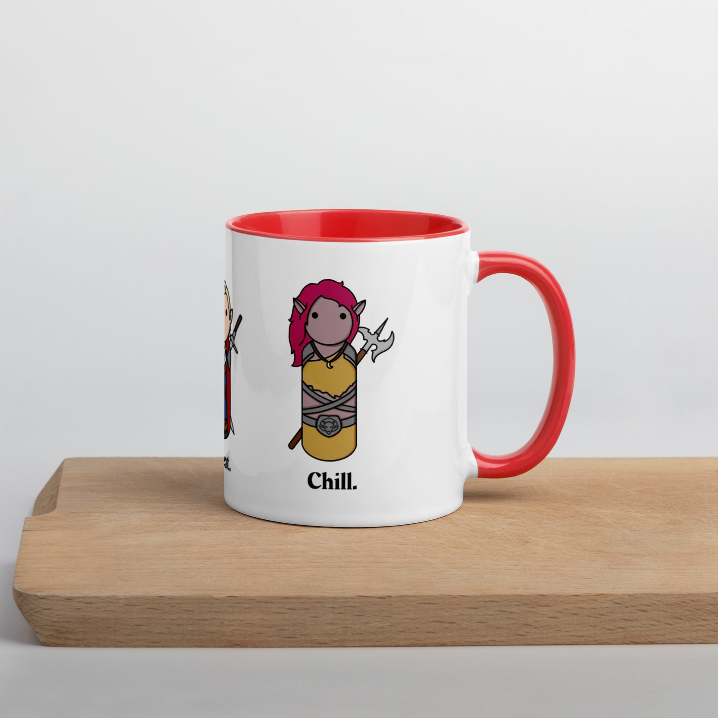 Scrambled Pegs | Grimstone Gaming Mug with Color Inside