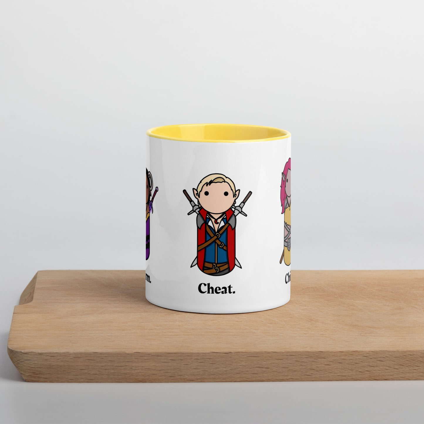 Scrambled Pegs | Grimstone Gaming Mug with Color Inside