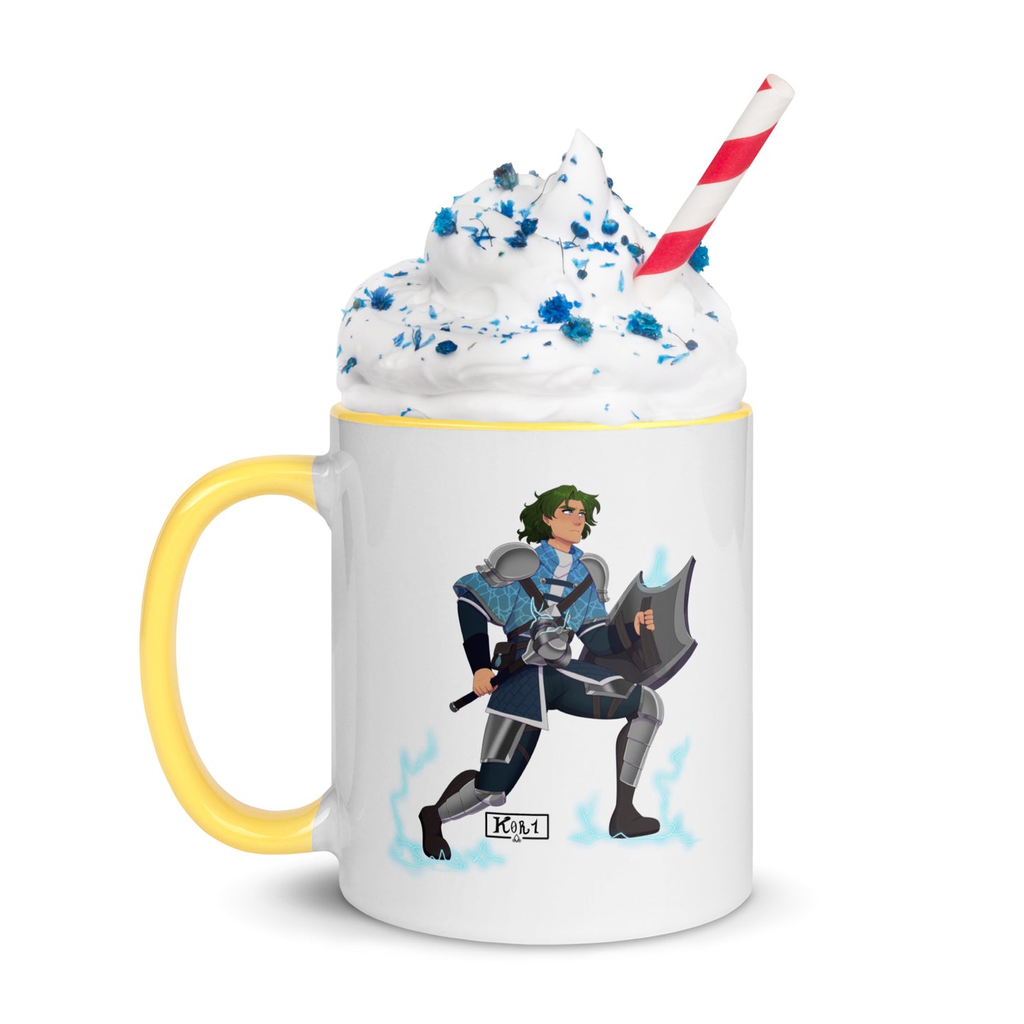 Iteration 127 Roll For Your Lives Mug with Color Inside