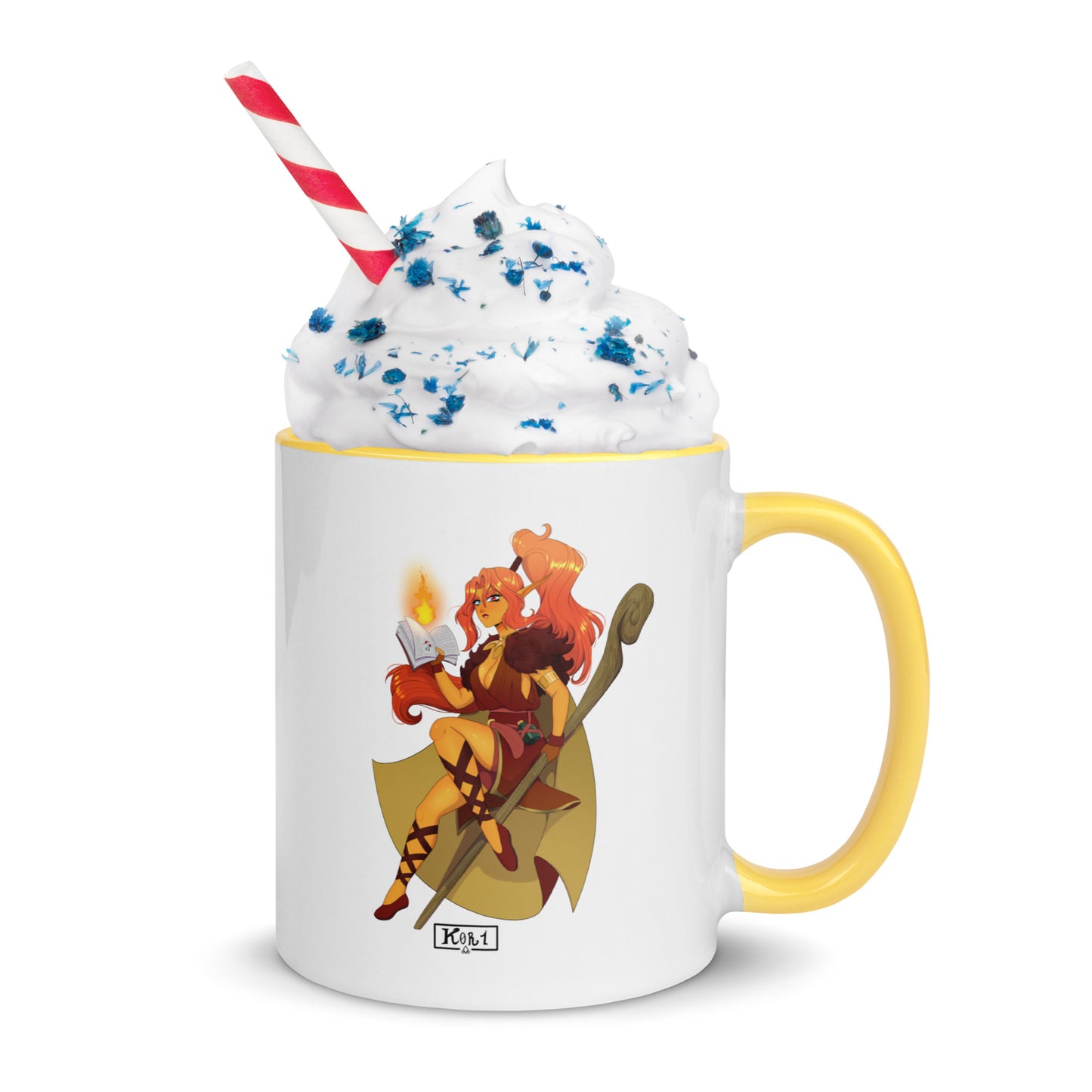Alvara Mug Roll For Your Lives with Color Inside