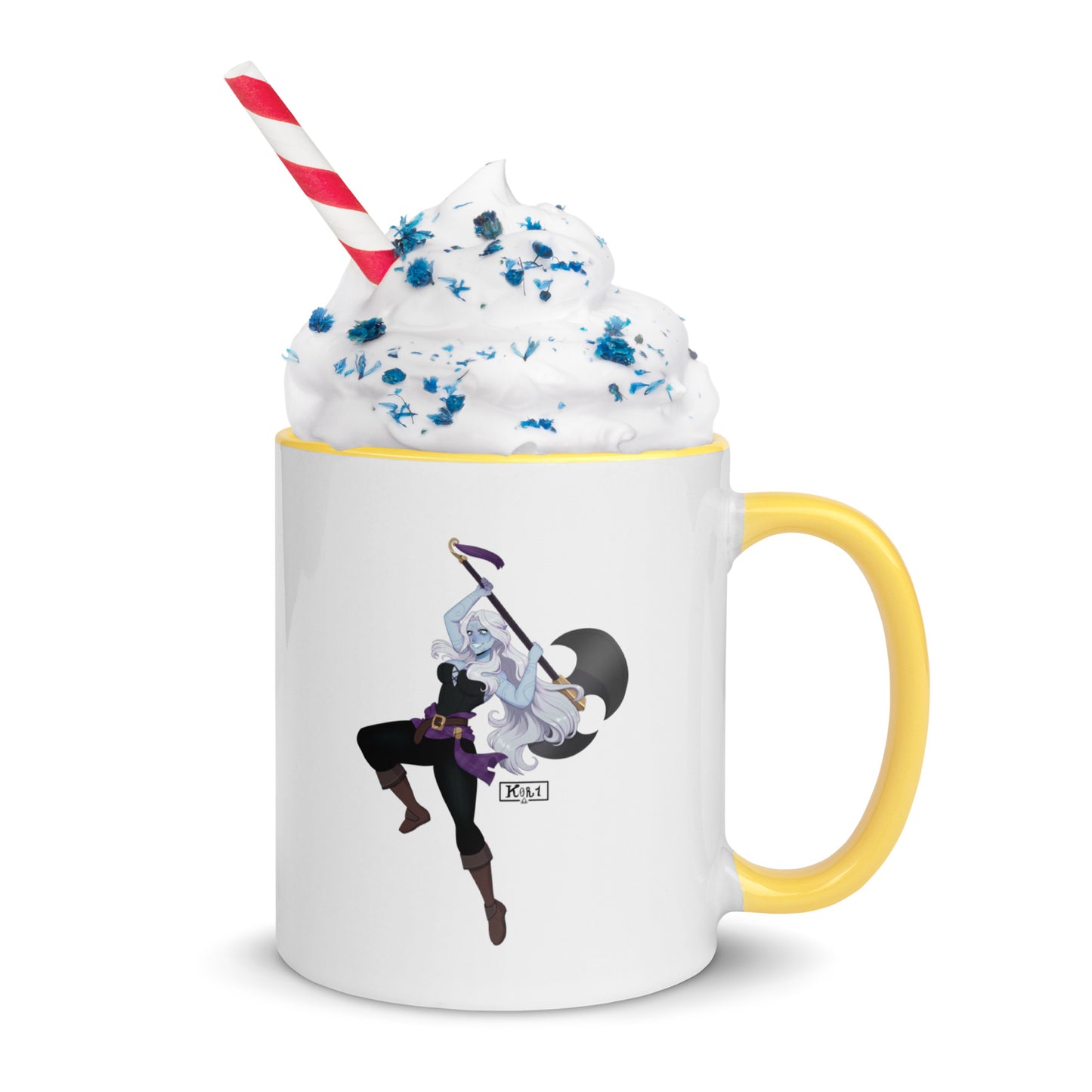 Aurora Mug Roll For Your Lives with Color Inside