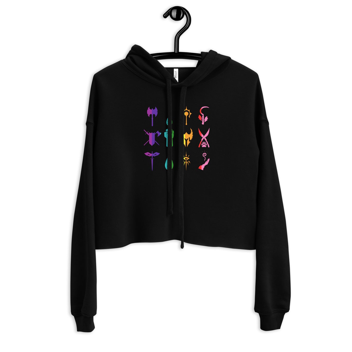 D&D Pride Crop Hoodie