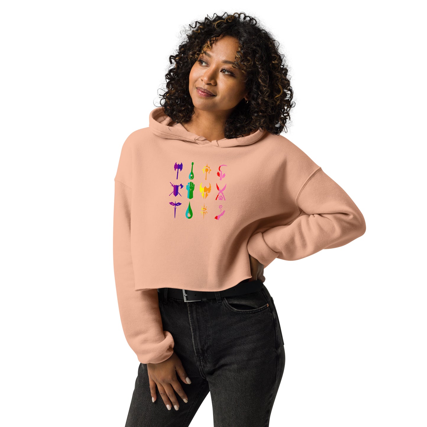D&D Pride Crop Hoodie