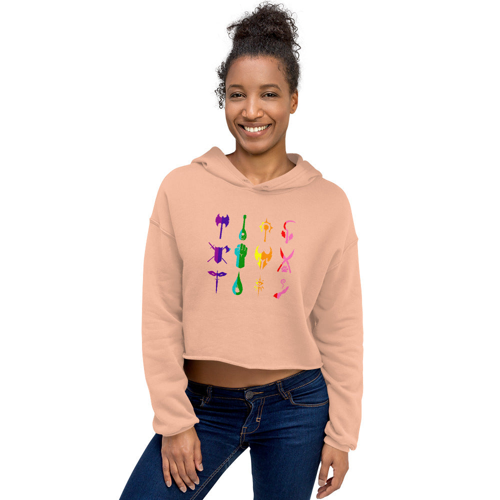 D&D Pride Crop Hoodie