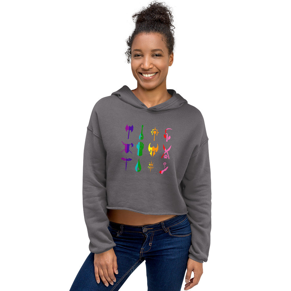 D&D Pride Crop Hoodie