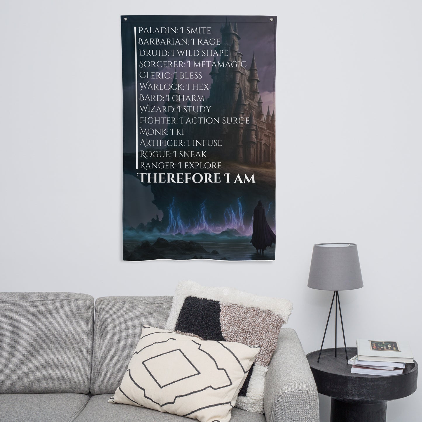 Each D&D classes reason to exist wall hanging