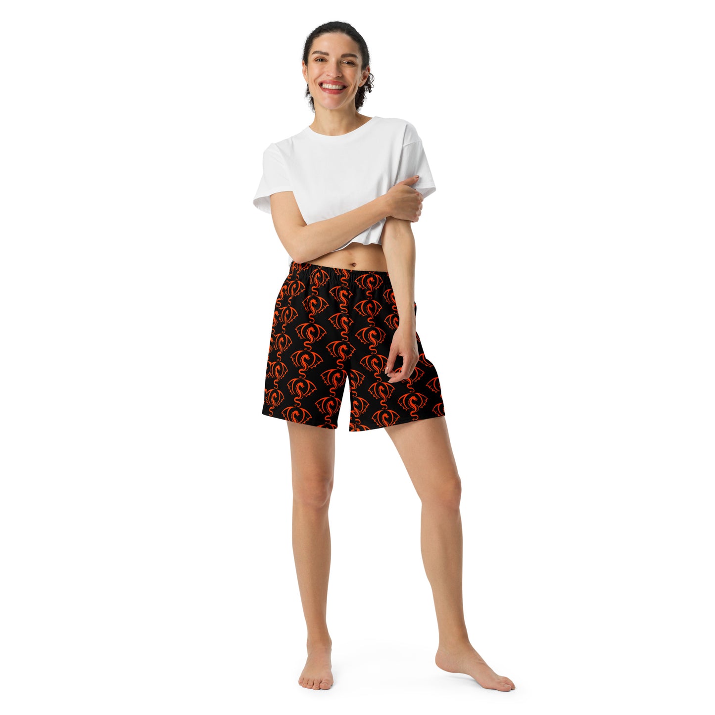 Chaotic Chronicles All-Over Print Unisex Athletic Long Shorts