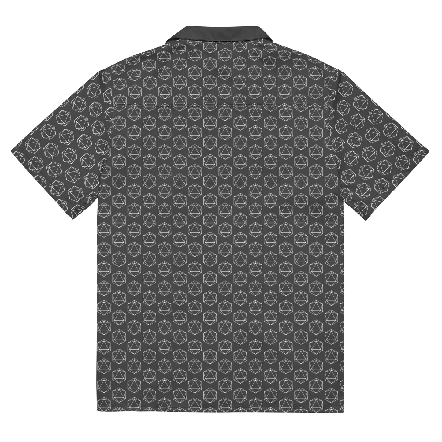 D20 Pattern Unisex button shirt