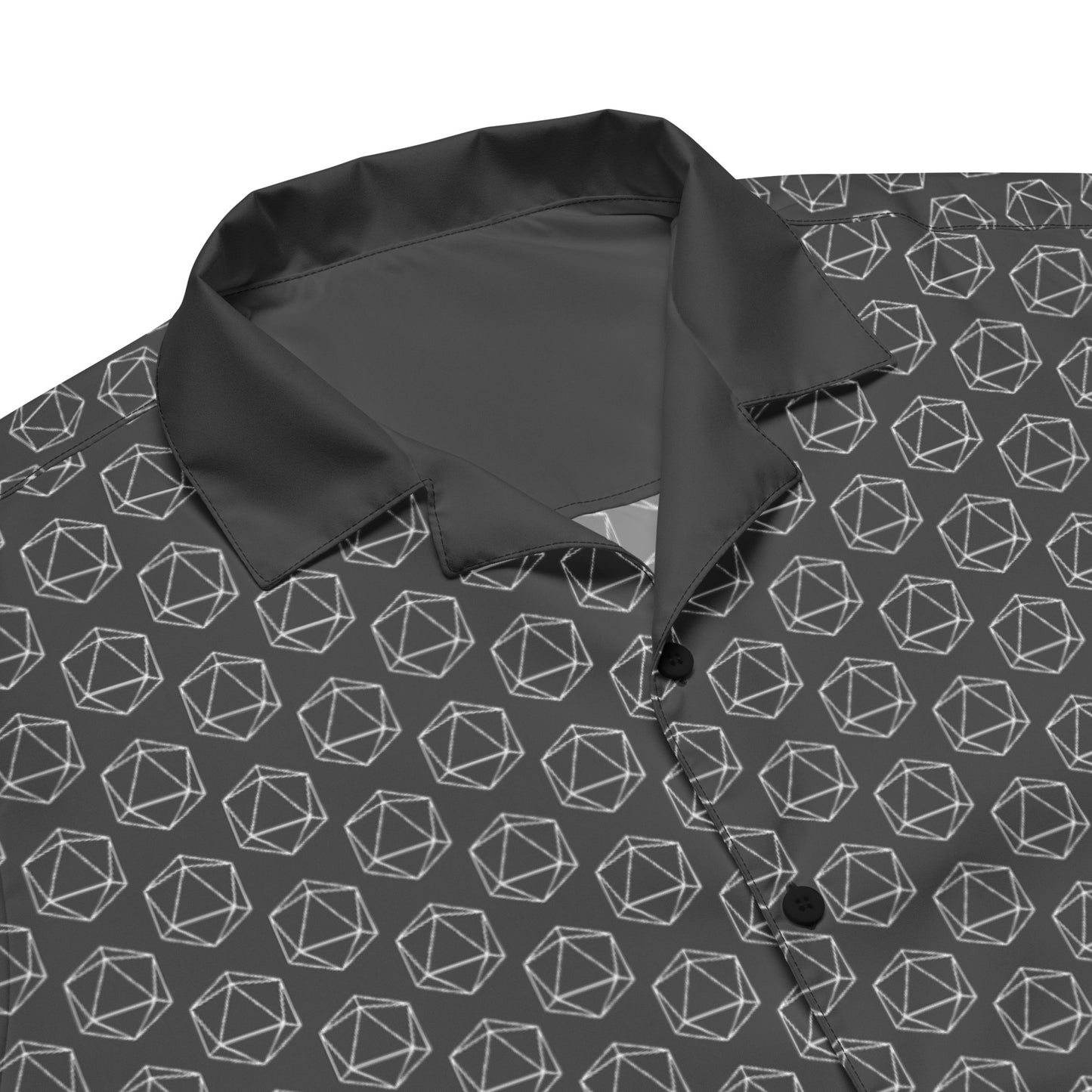 D20 Pattern Unisex button shirt