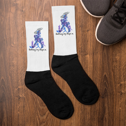 Getting  My Steps In | Unlife is Good Socks