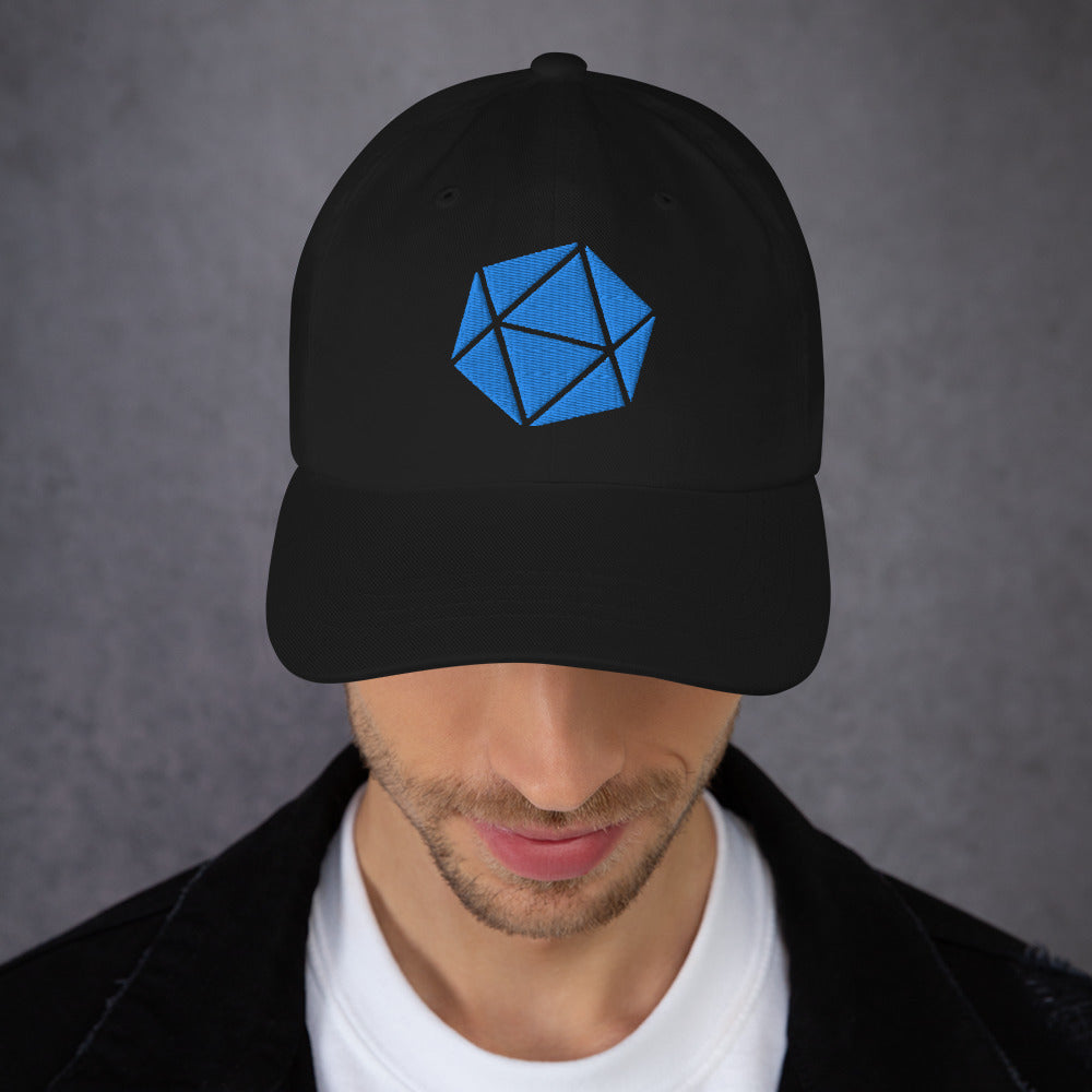 D20 Embroidered Dad hat