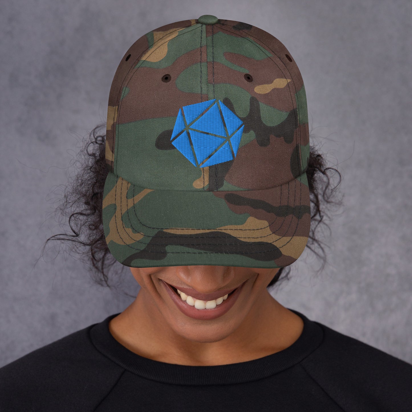 D20 Embroidered Dad hat