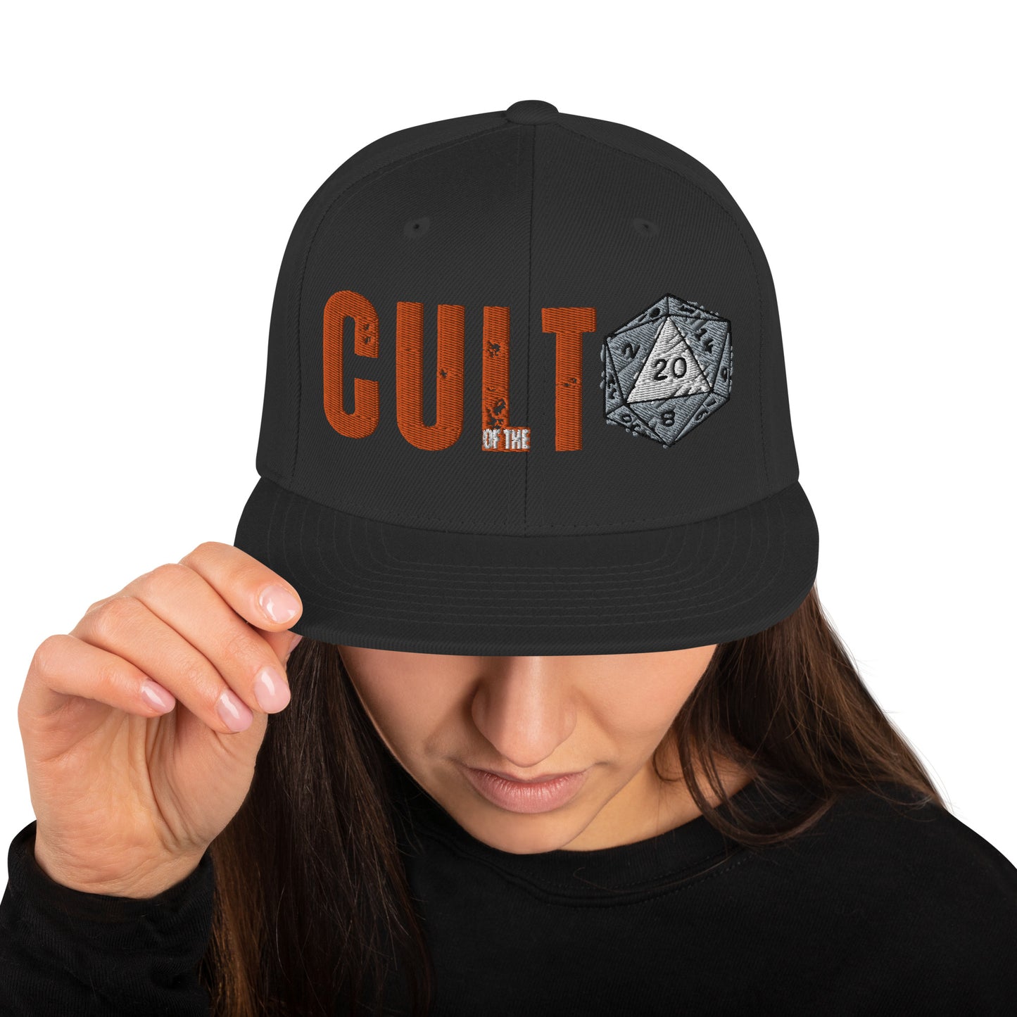 Cult of the D20 Embroidered Snapback Hat