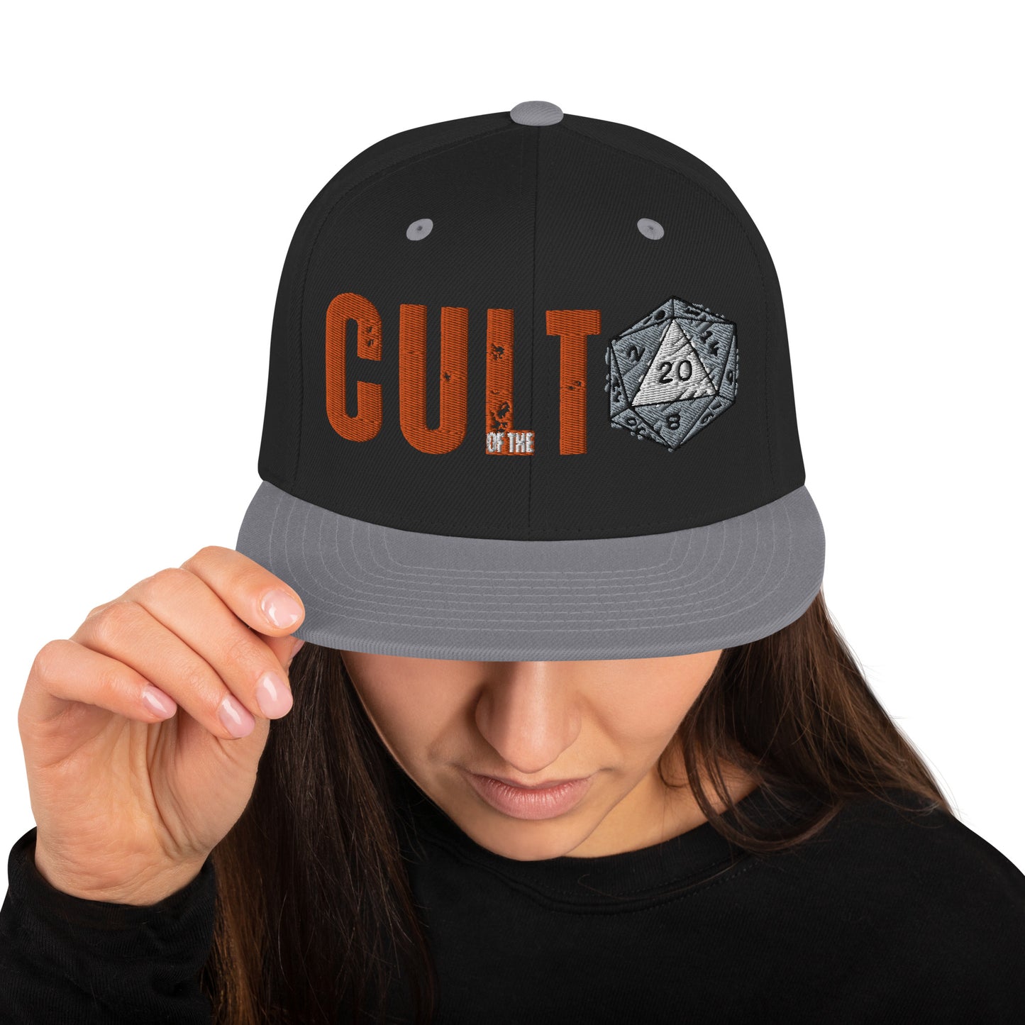 Cult of the D20 Embroidered Snapback Hat