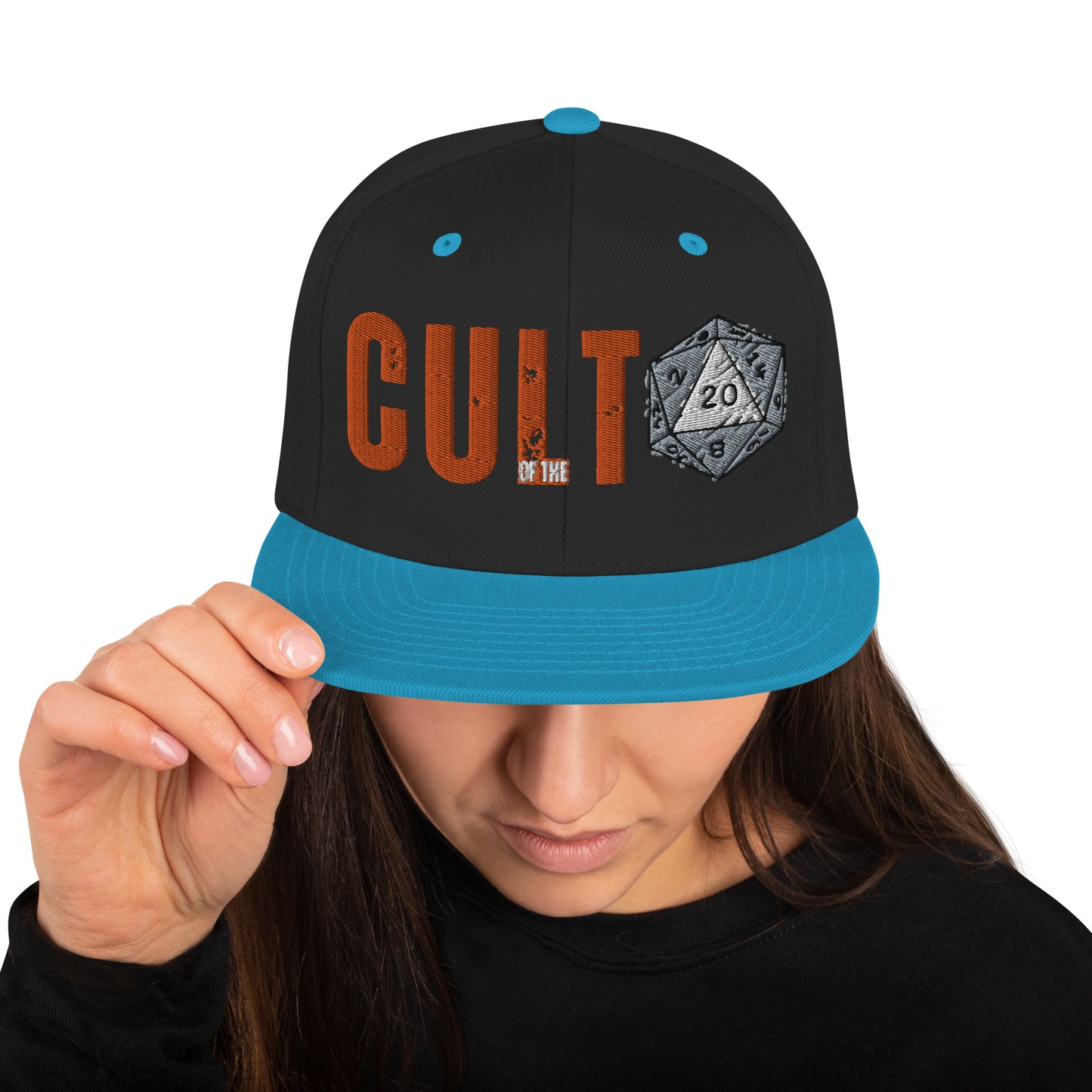 Cult of the D20 Embroidered Snapback Hat