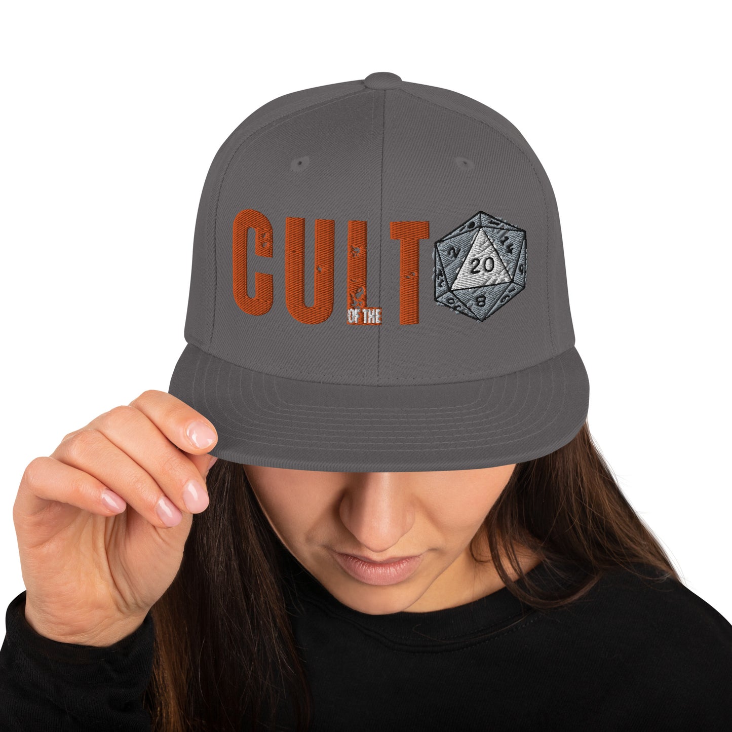 Cult of the D20 Embroidered Snapback Hat