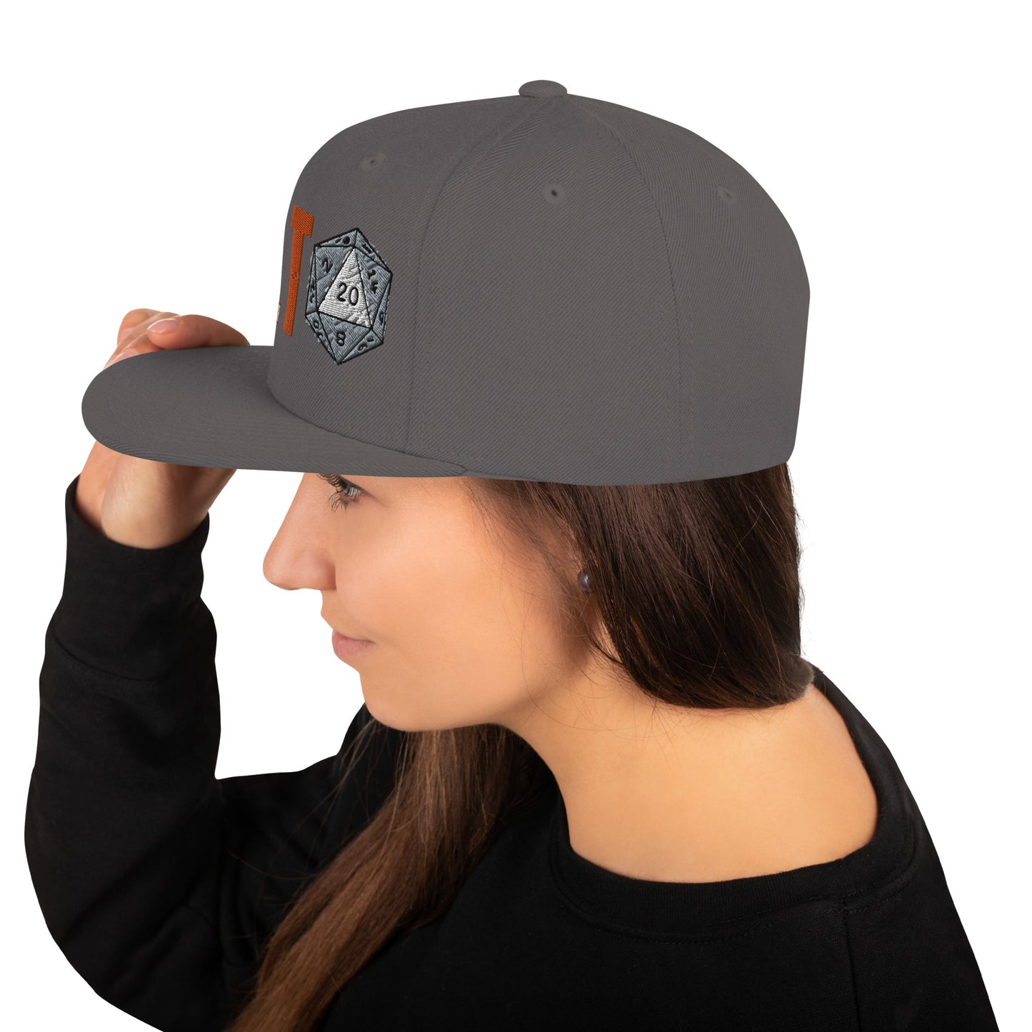 Cult of the D20 Embroidered Snapback Hat