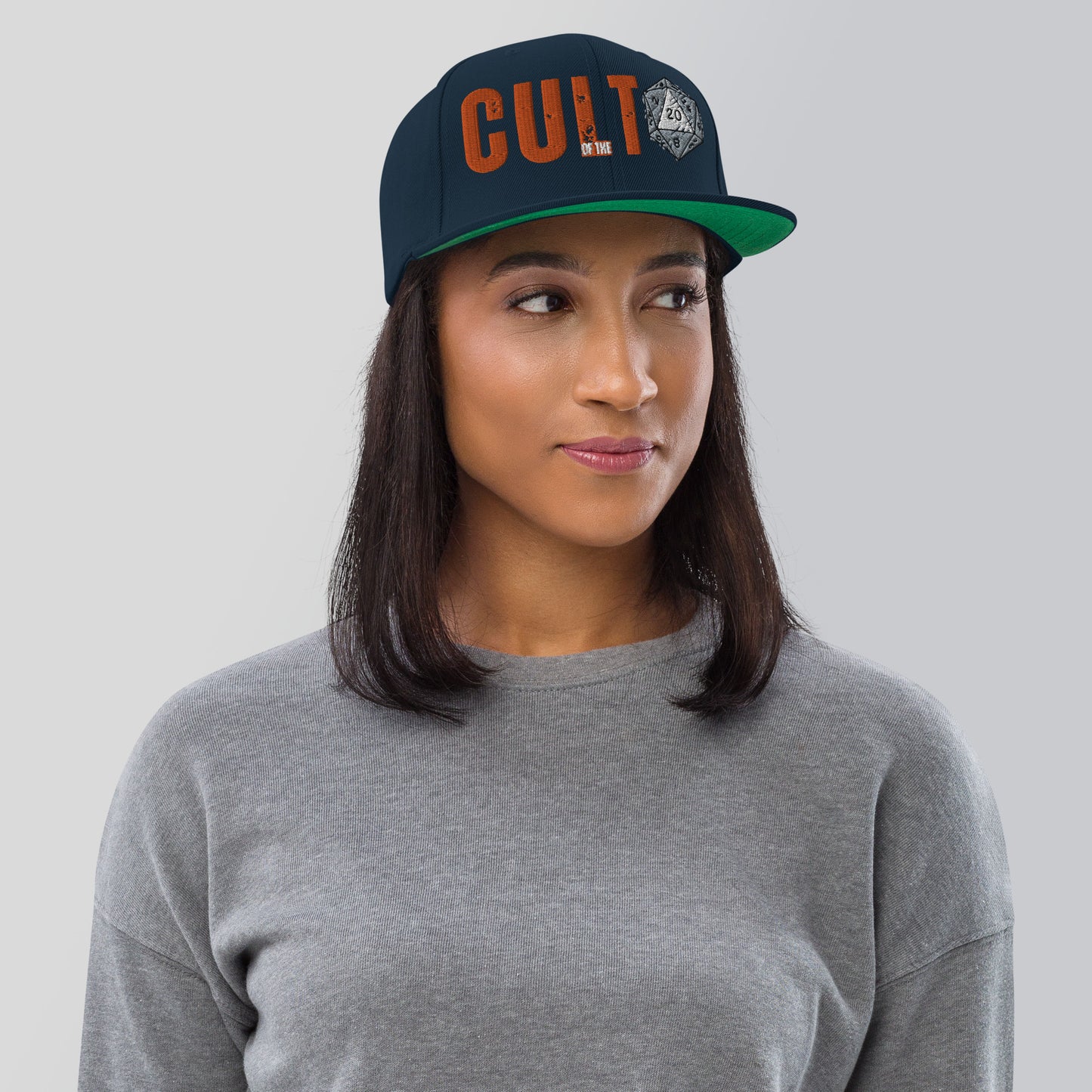 Cult of the D20 Embroidered Snapback Hat