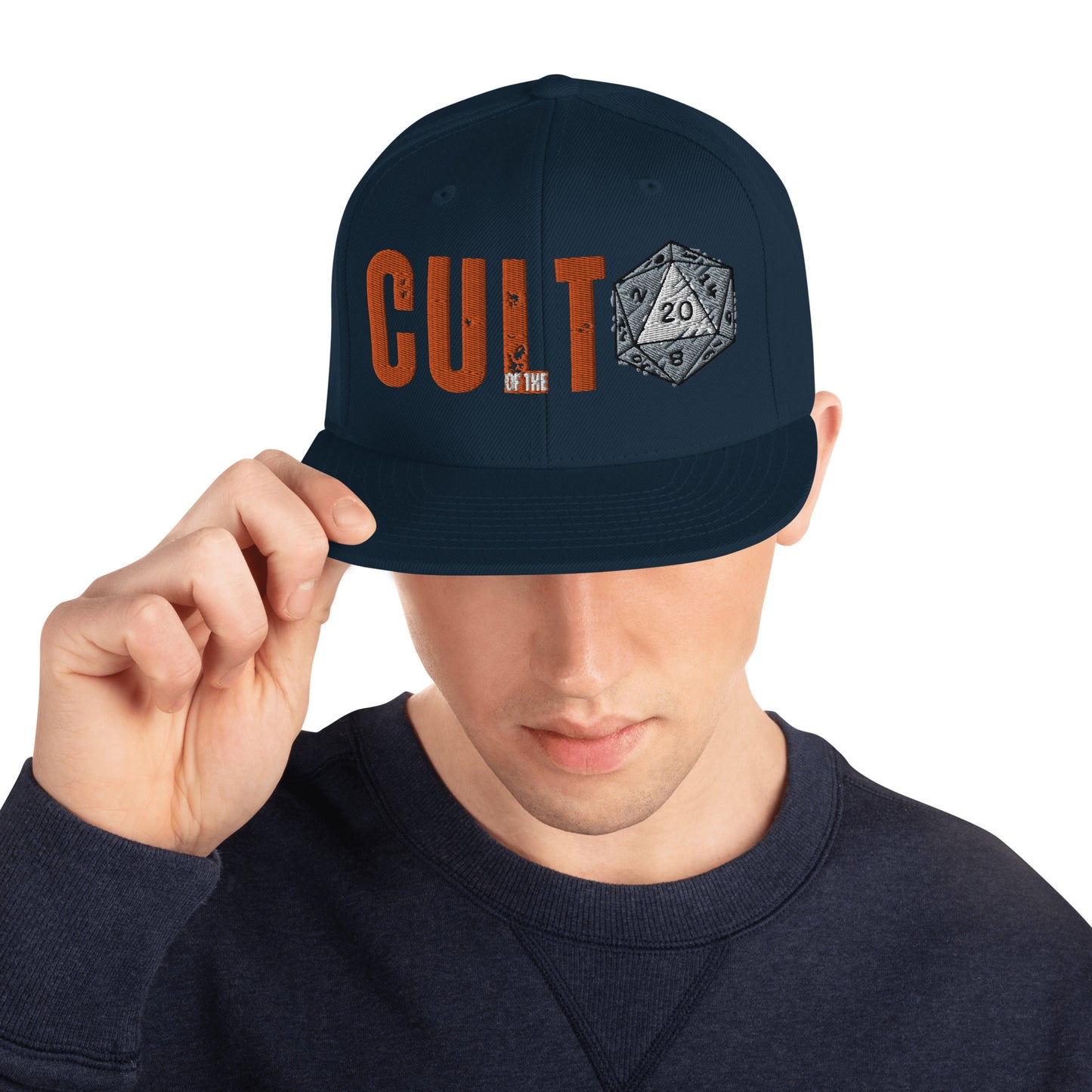 Cult of the D20 Embroidered Snapback Hat