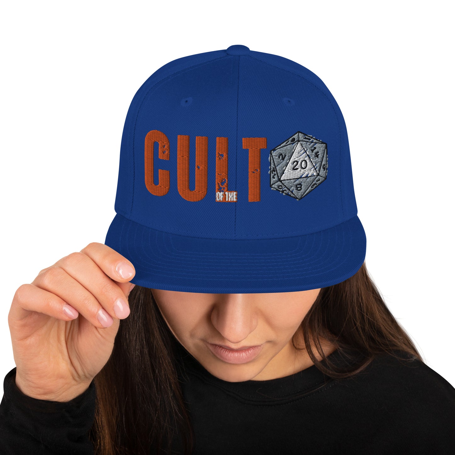 Cult of the D20 Embroidered Snapback Hat