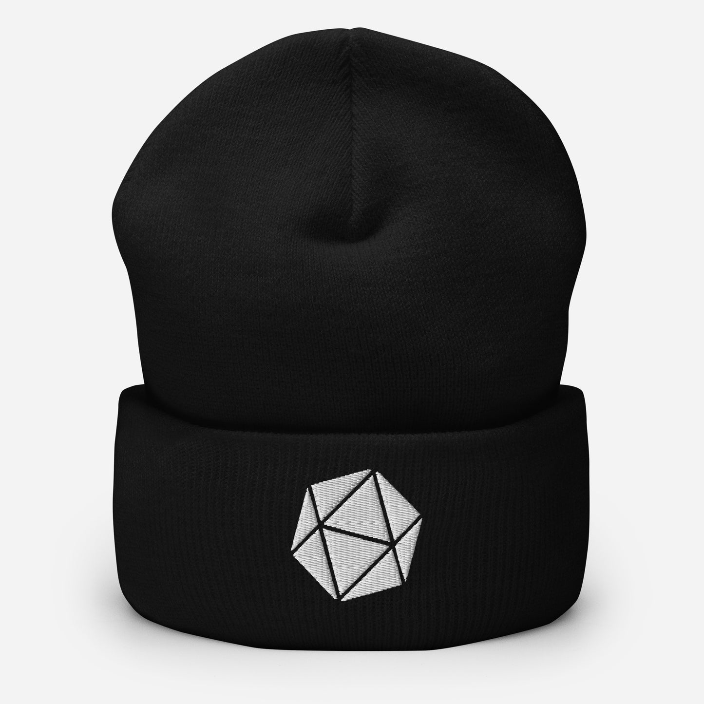 D20 Embroidered Cuffed Beanie