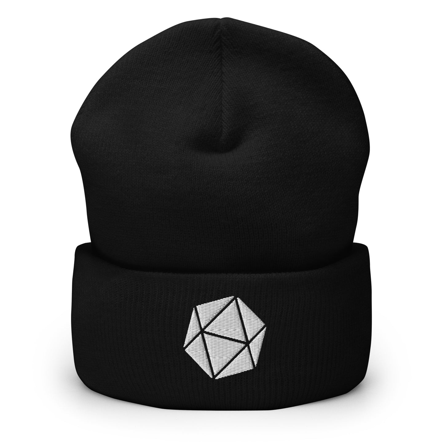 D20 Embroidered Cuffed Beanie