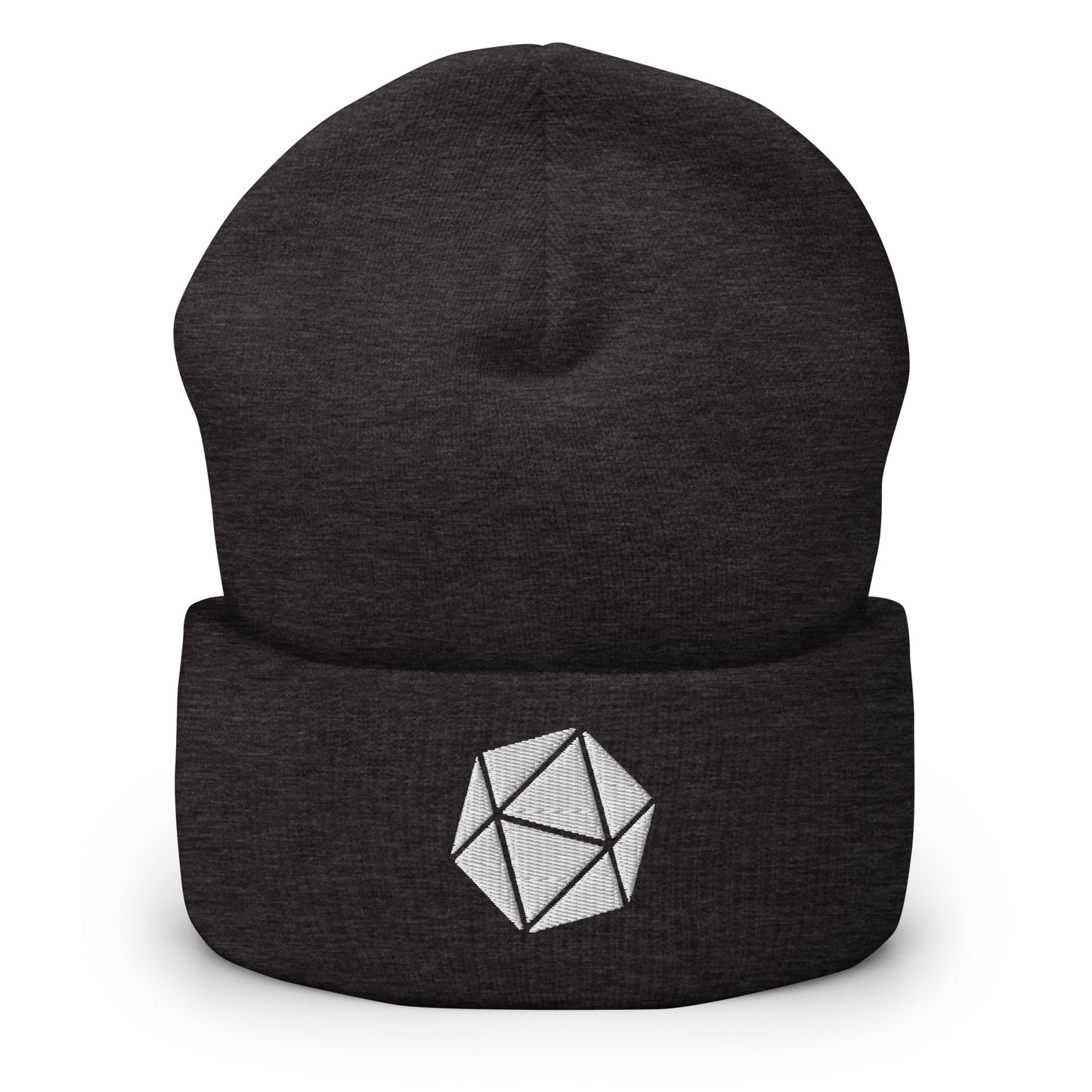 D20 Embroidered Cuffed Beanie