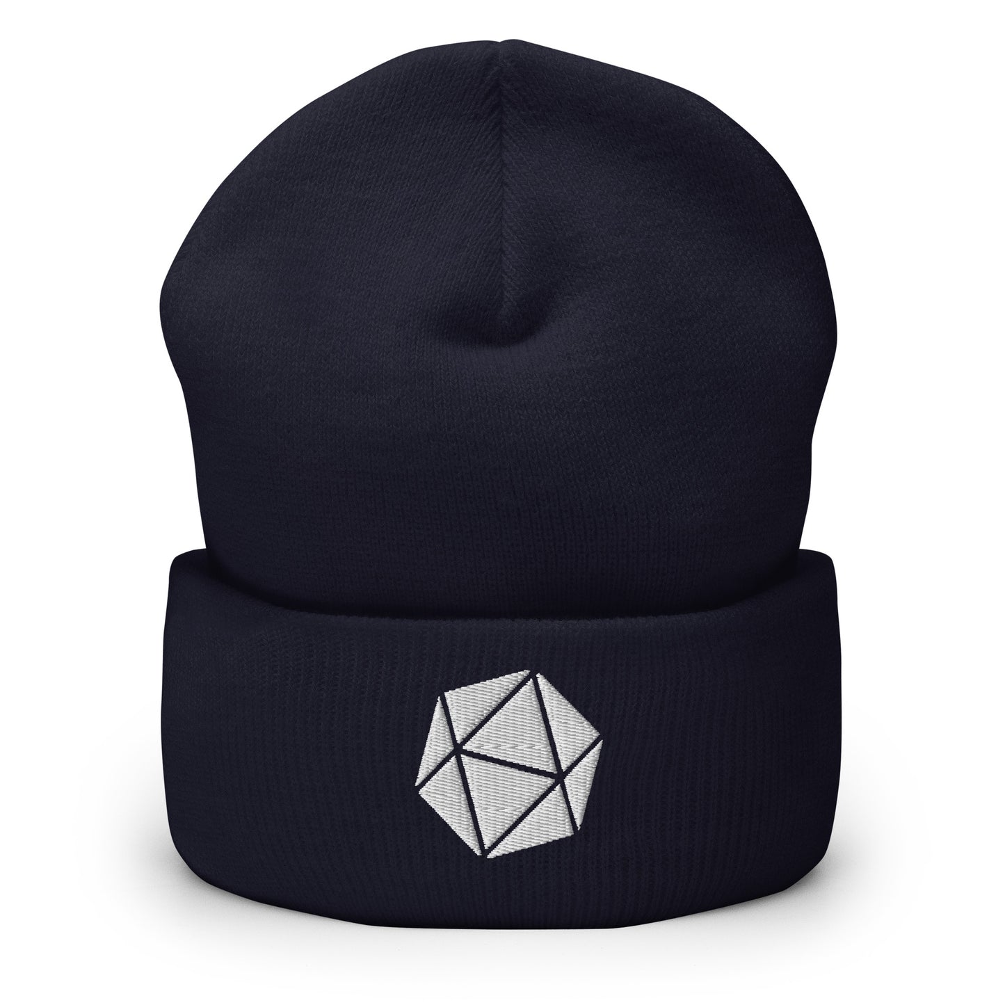 D20 Embroidered Cuffed Beanie