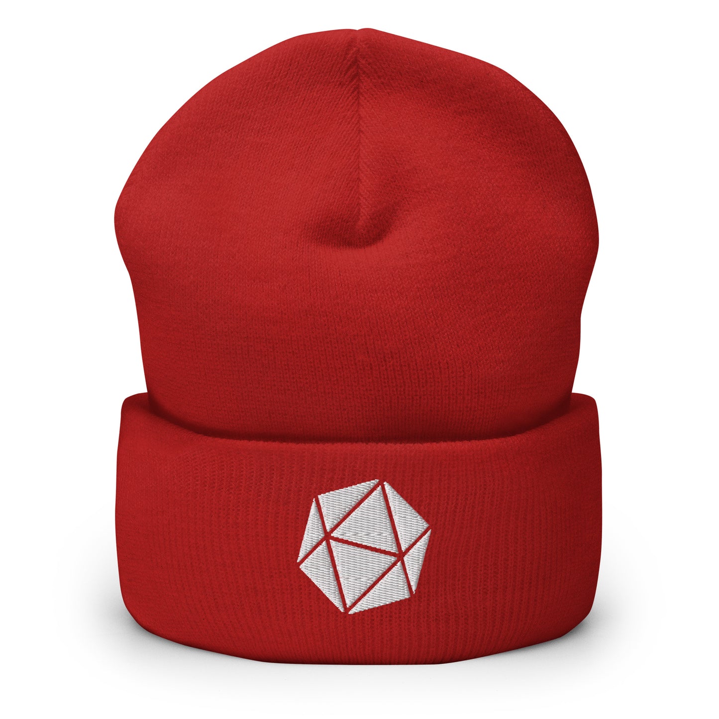 D20 Embroidered Cuffed Beanie