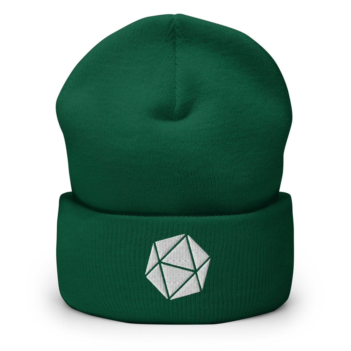 D20 Embroidered Cuffed Beanie