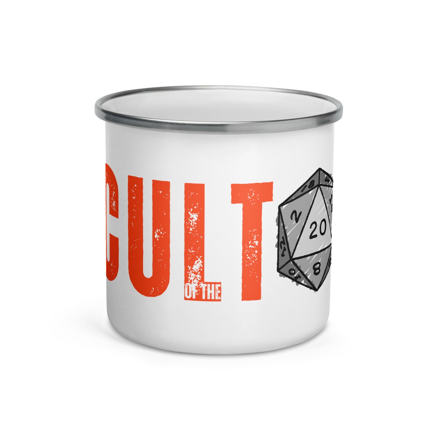 Cult of the D20 Enamel Mug