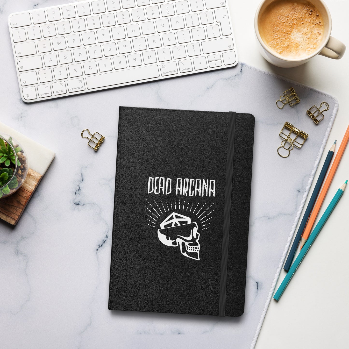 Dice Head | Dead Arcana Hardcover bound notebook