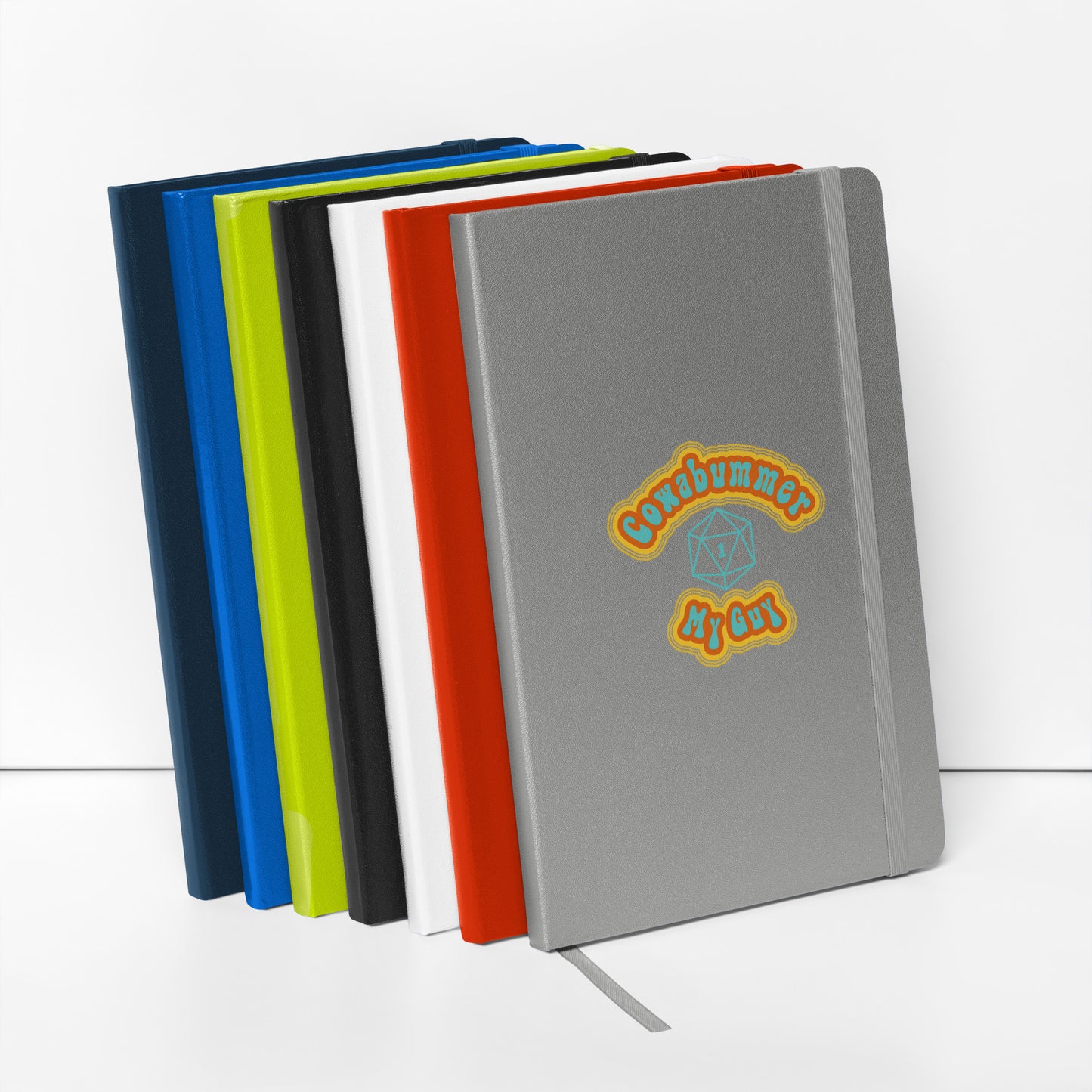 Cowabummer | Roll For Focus Hardcover bound notebook