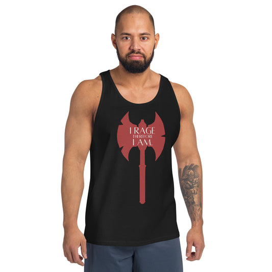 I rage therefore I am - Barbarian Tank Top