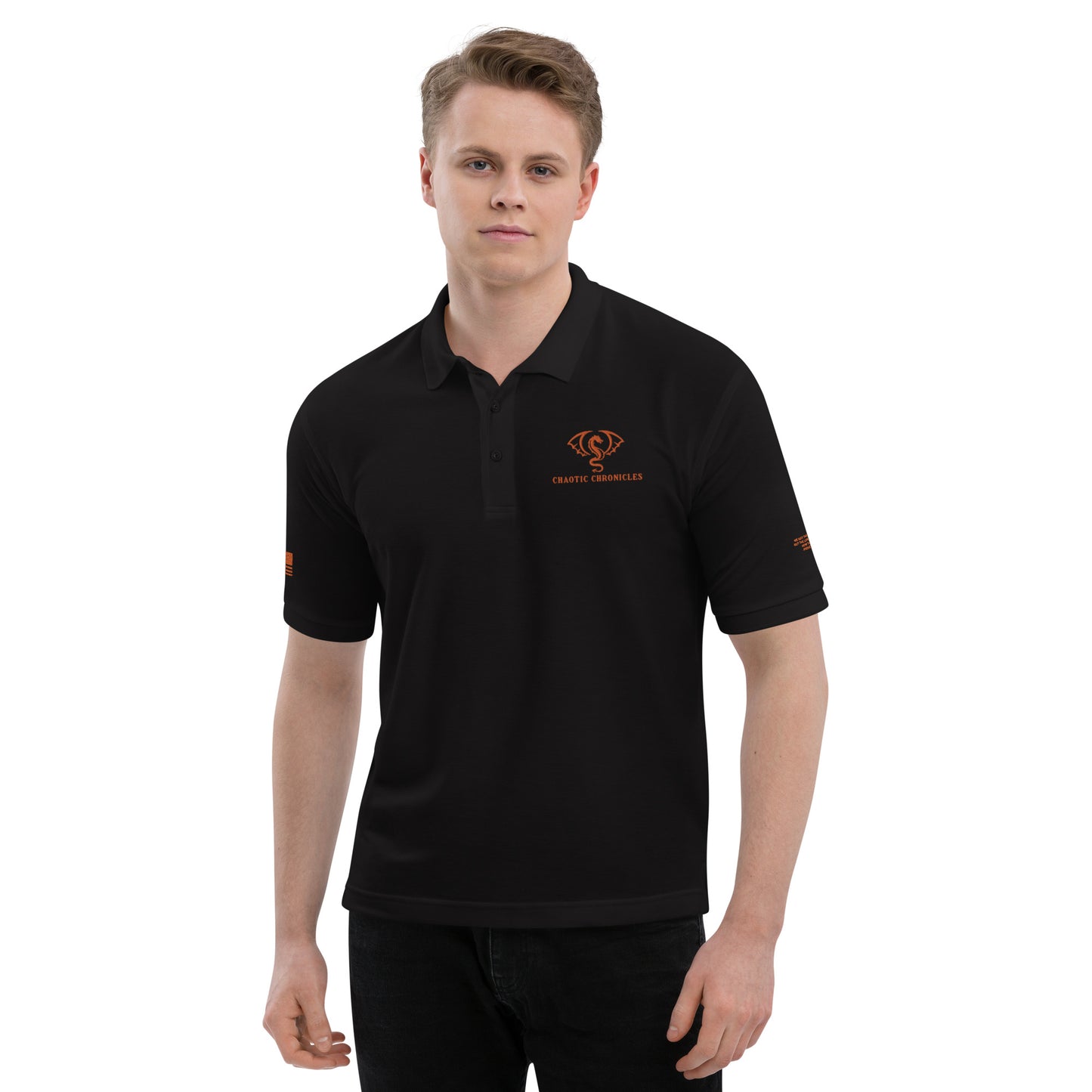 Chaotic Chronicles Men's Premium Polo