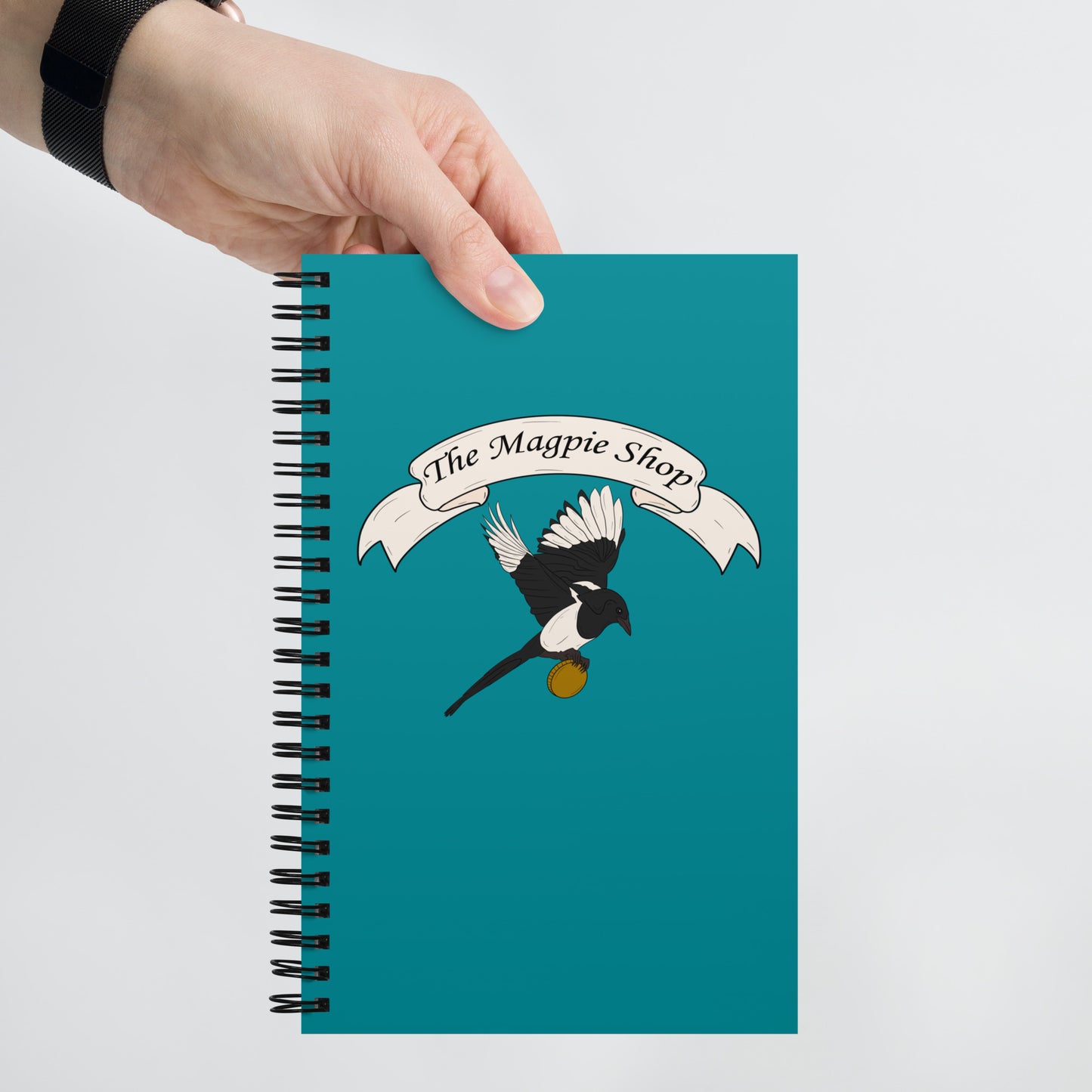 Magpie Shop | Roll For Focus Spiral notebook