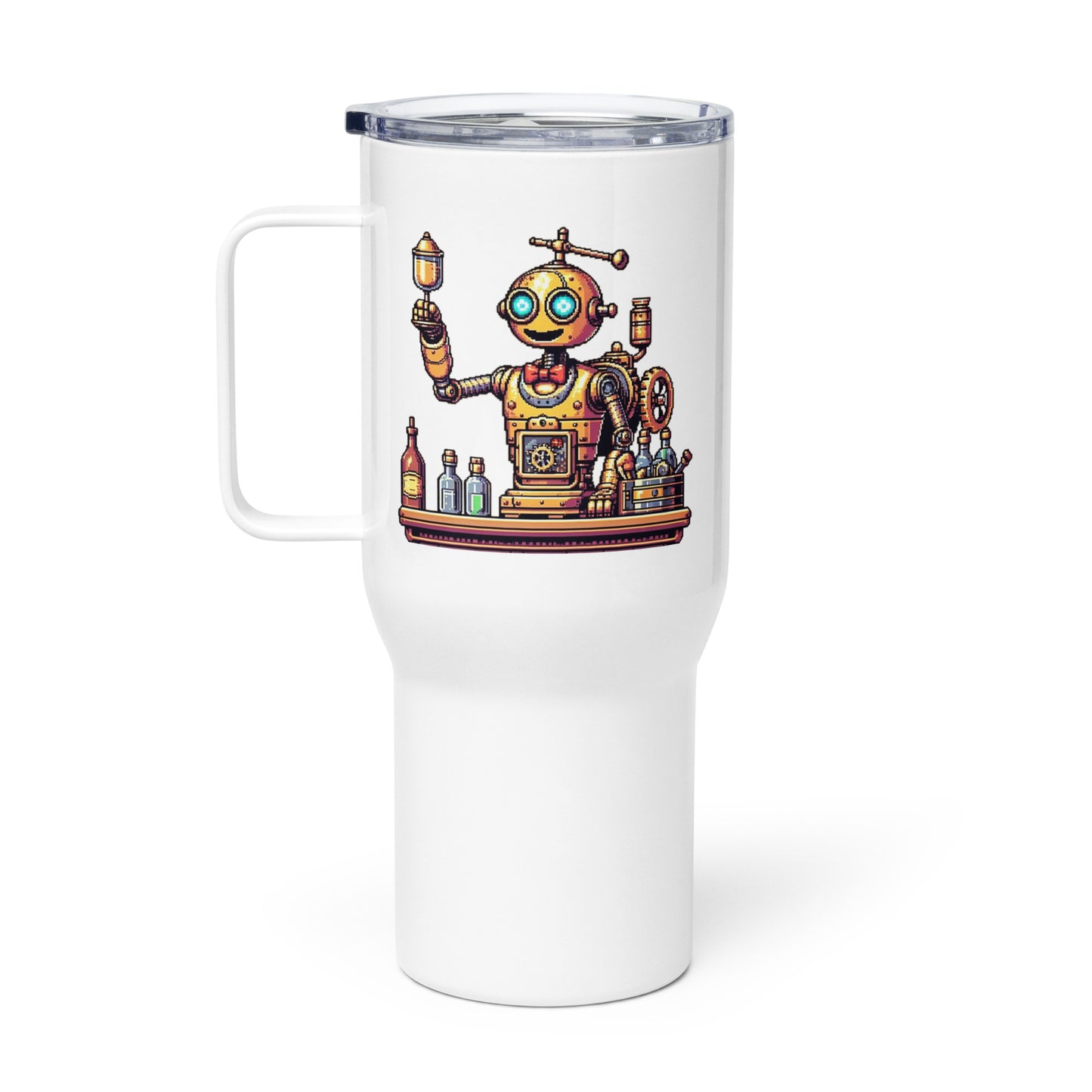 P3R-C Grimstone Gaming Travel mug with a handle