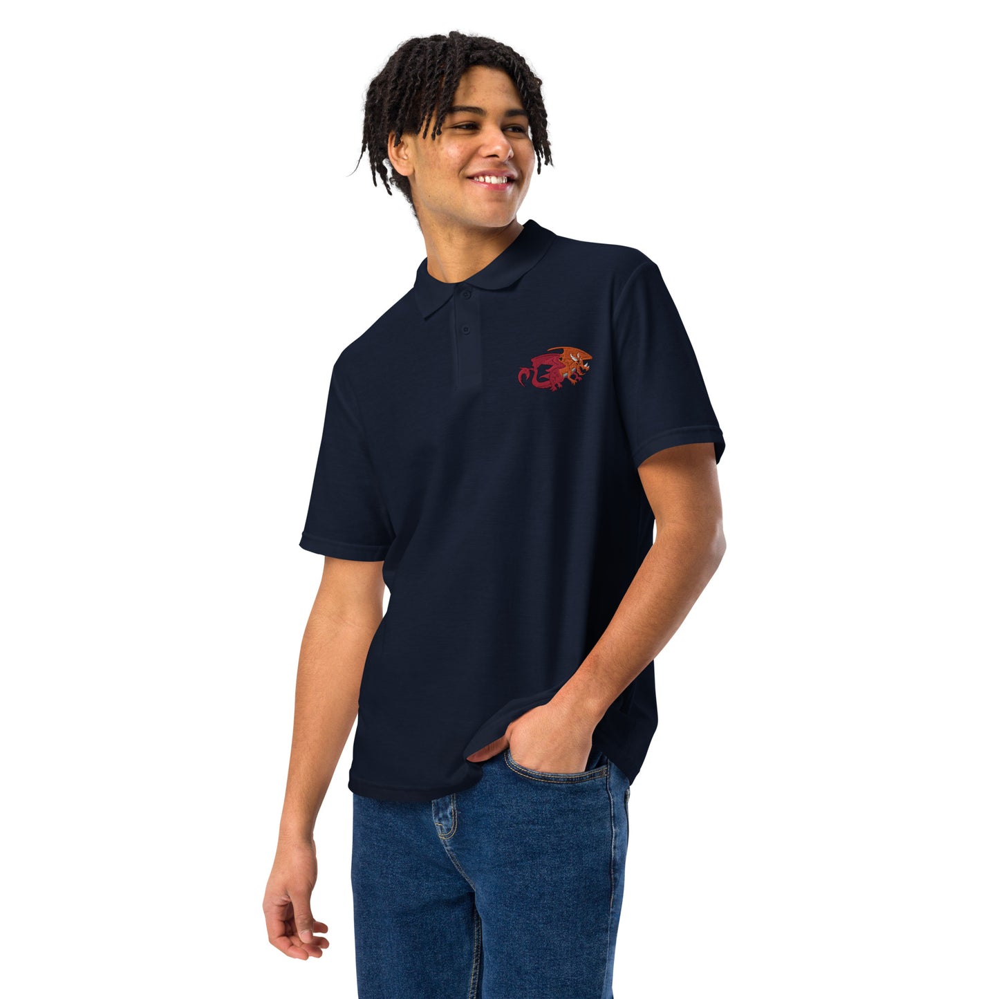 Dragon | The New York GM Unisex pique polo shirt