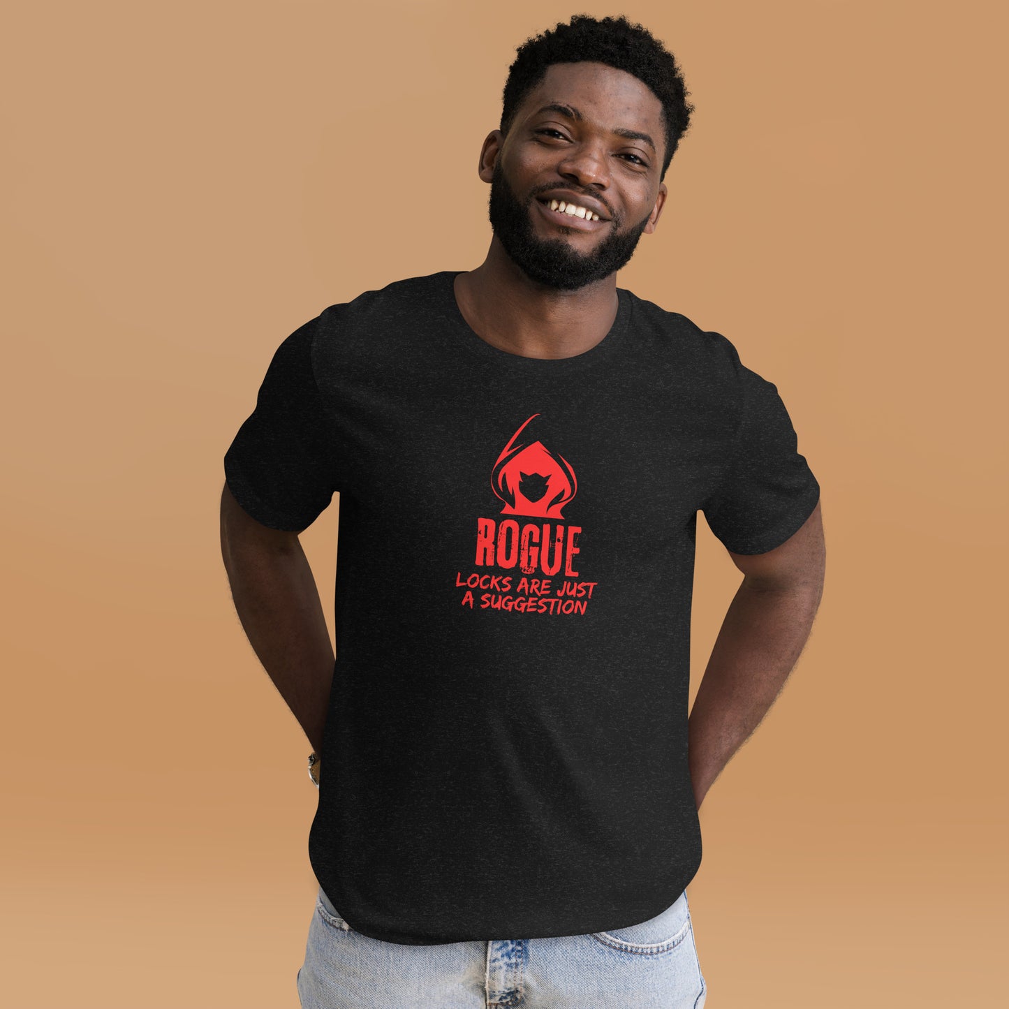 Rogue D&D Locks are just a suggestion Unisex t-shirt