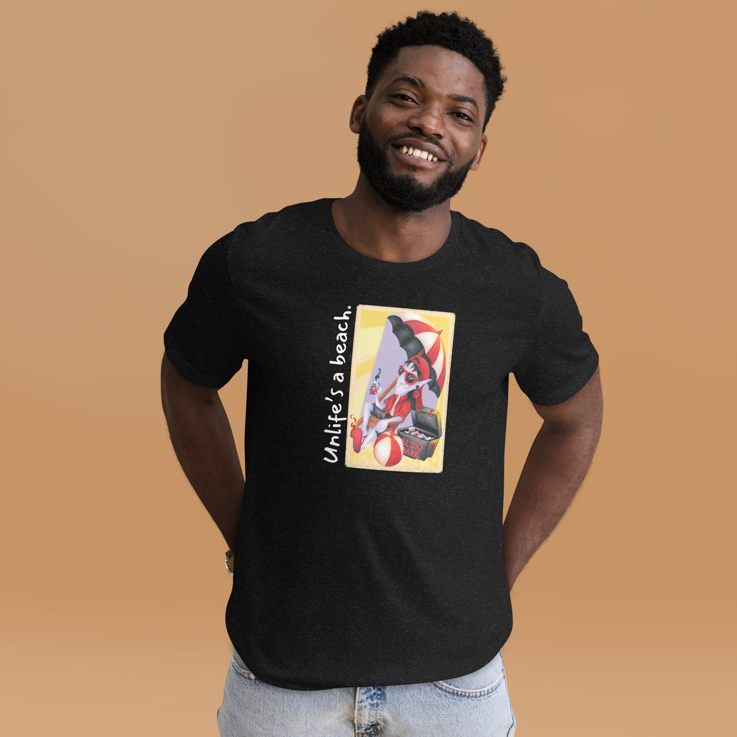 Unlife's A Beach | Unlife is Good Unisex t-shirt