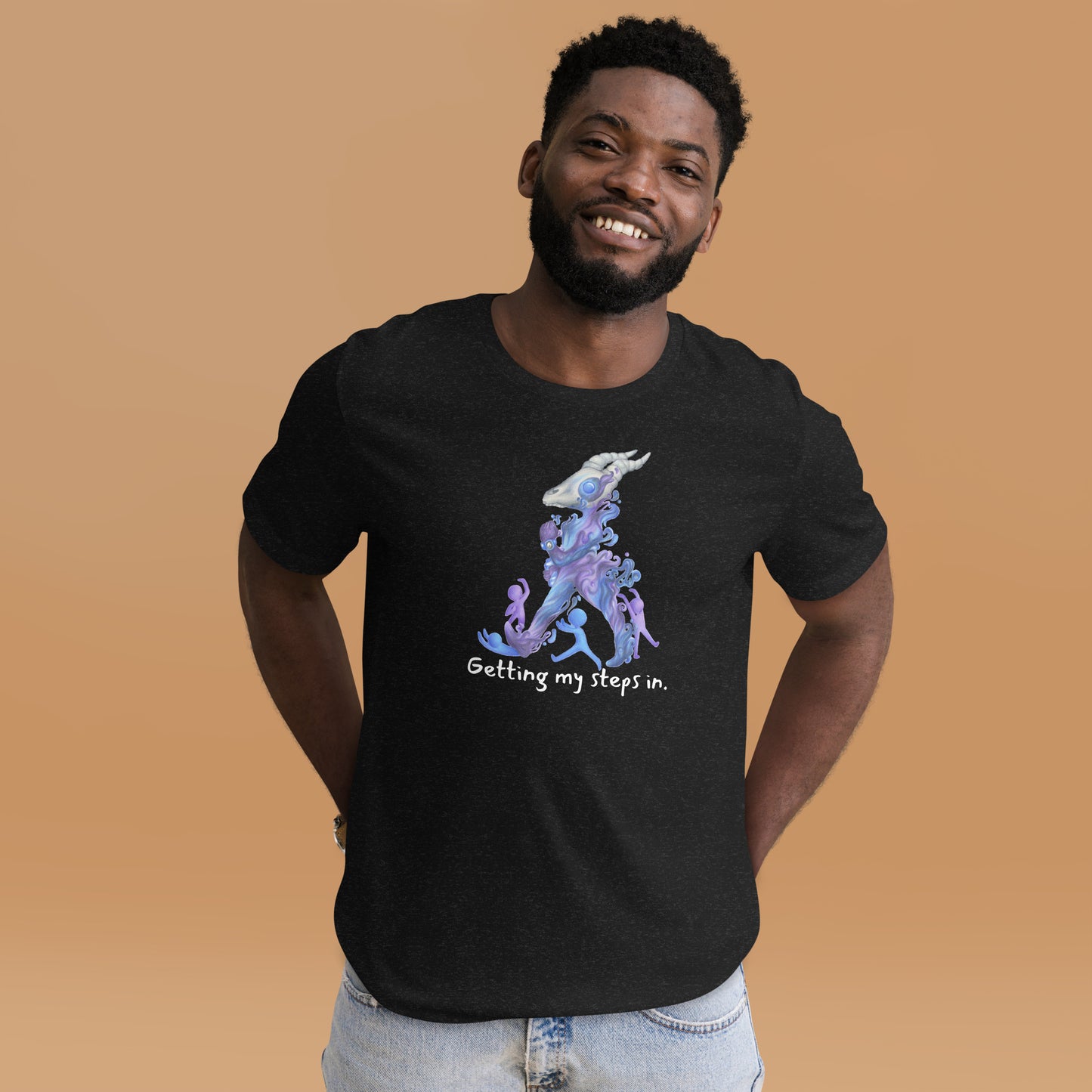 Getting my steps in | Unlife is Good Unisex t-shirt