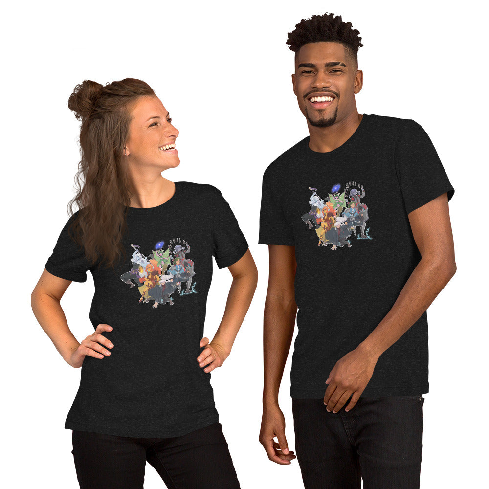 Roll For Your Lives Group Unisex t-shirt